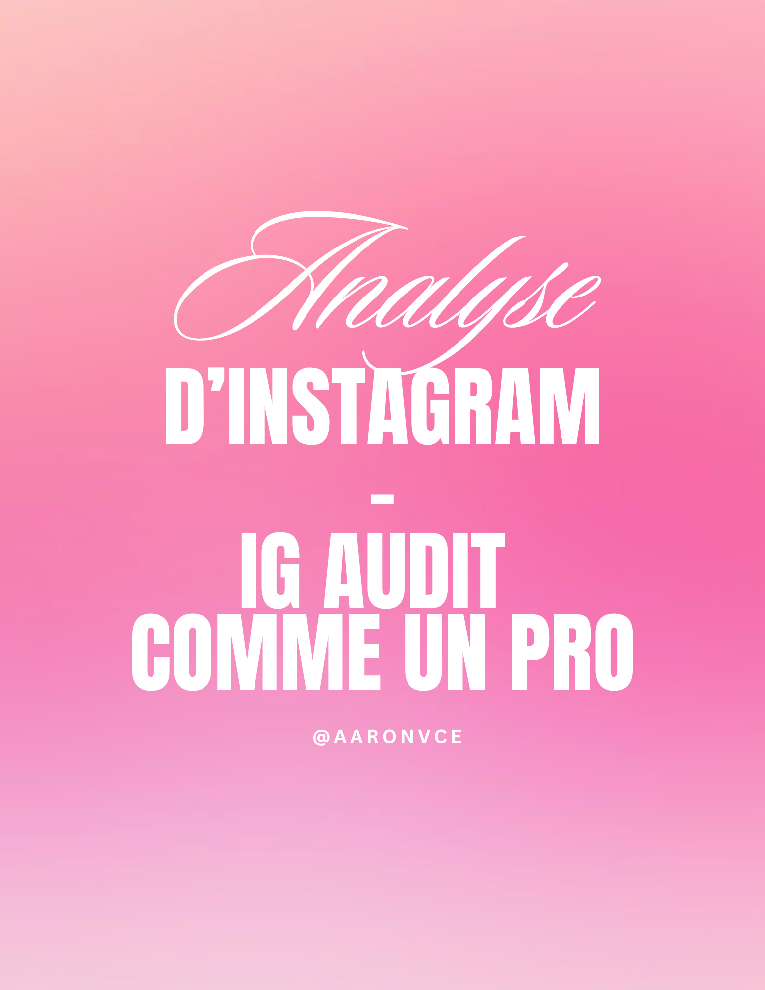 E-book Instagram Audit